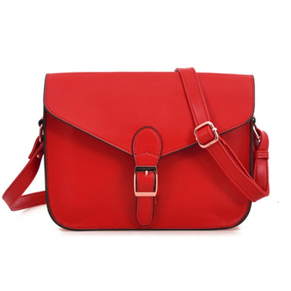 Fashion Women Lady Designer Satchel Shoulder Purse Handbag Tote Bag Five Colors Black Red Green Khaki Brown - Meet Yours Fashion - 7