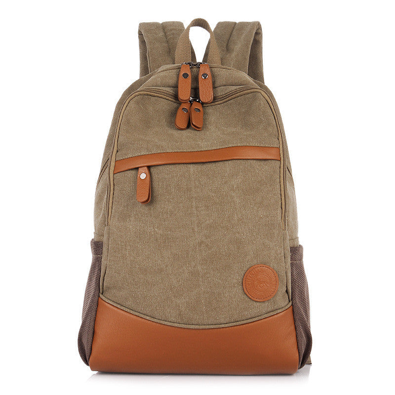 Fashion Korea Casual Style Canvas Computer Backpack - Meet Yours Fashion - 1