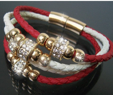 Multielement Color Beads Fashion Bracelets