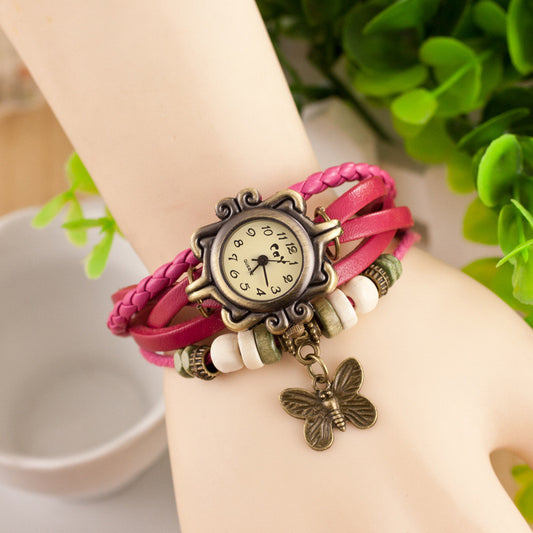 Retro Style Butterfly Bracelet Watch