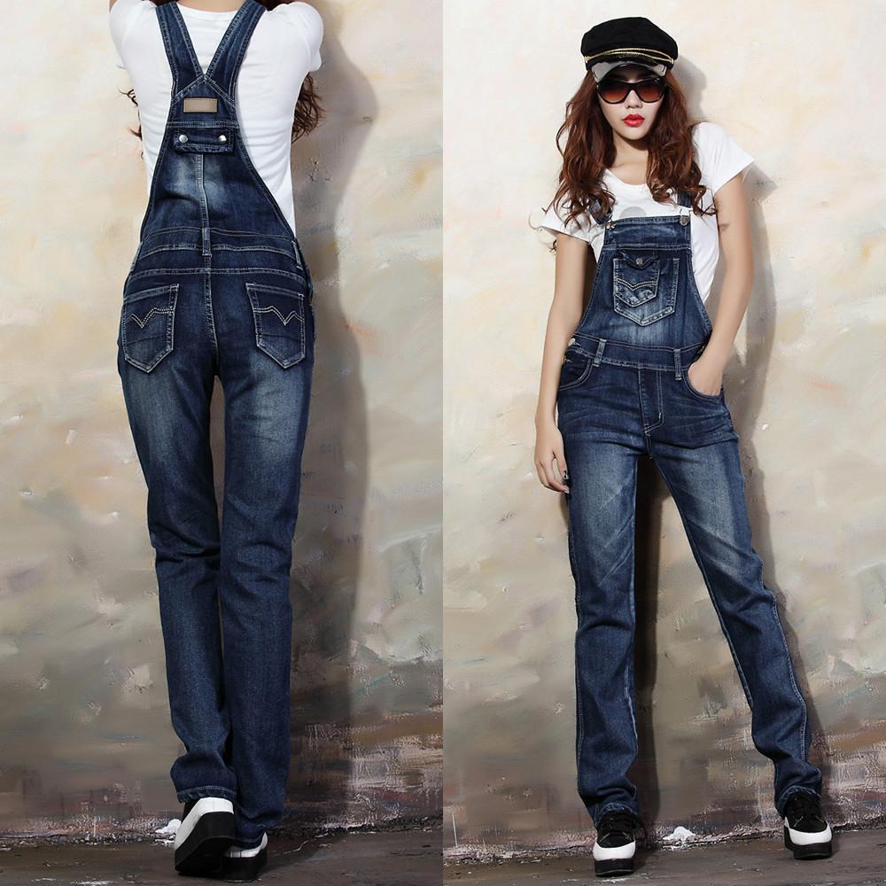 Denim Slim Cool Straight Pockets Casual Romper Jumpsuits - Meet Yours Fashion - 1