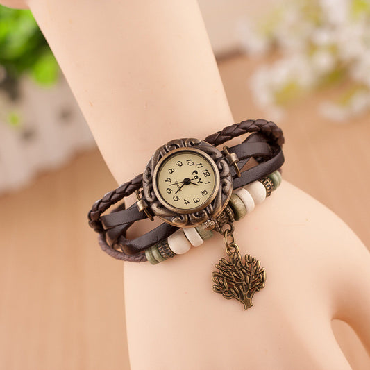 Retro Blessing Tree Multilayer Watch