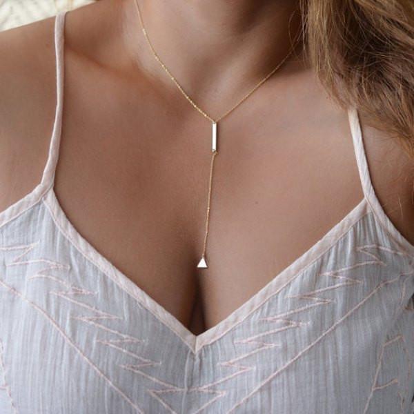 Solid Color Pendant Necklace For Women - MeetYoursFashion - 2