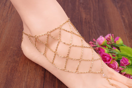 Exaggerate Hyperbole Mesh Anklet