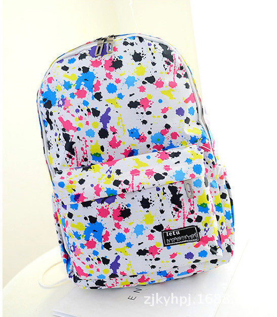 Graffiti Style Fashion Canvas School Backpack Bag - Meet Yours Fashion - 7