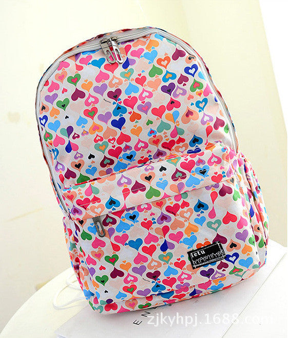Graffiti Style Fashion Canvas School Backpack Bag - Meet Yours Fashion - 8