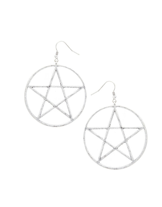 Exaggerated Personality Star Of David Earrings