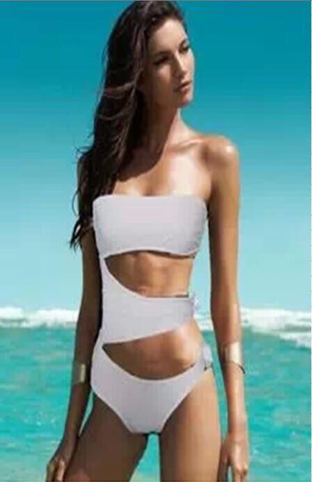 Strapless Cross Wrap Low Waist Bikini Set Swimwear - Meet Yours Fashion - 2