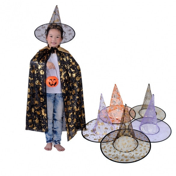 Fashion Wicked Witch Sorceress Hat Halloween Costume Fancy Dress Accessory Adult Women