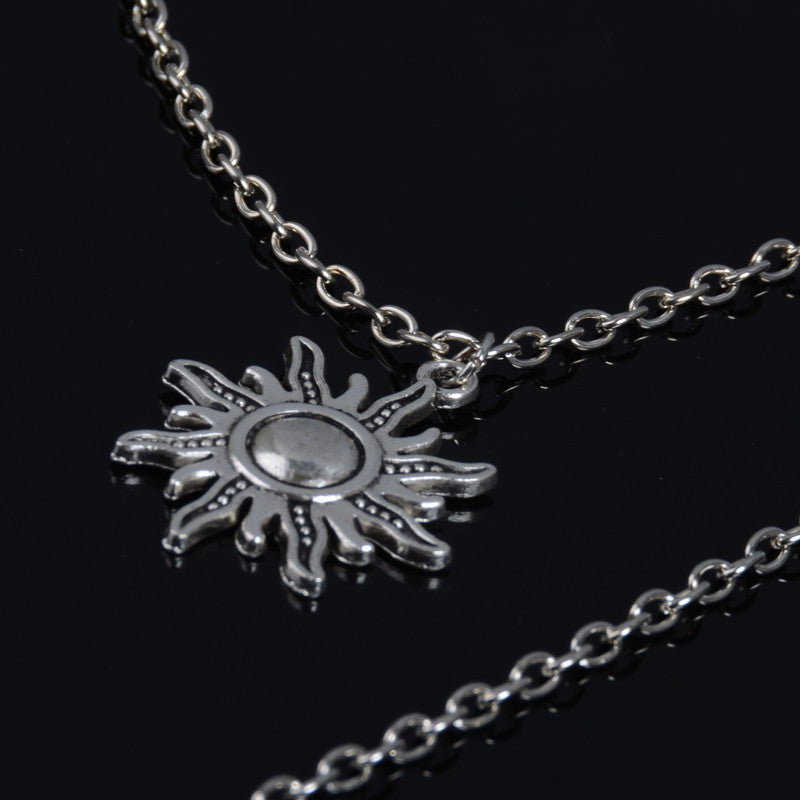 Moon Sun Star Multilayer Necklace