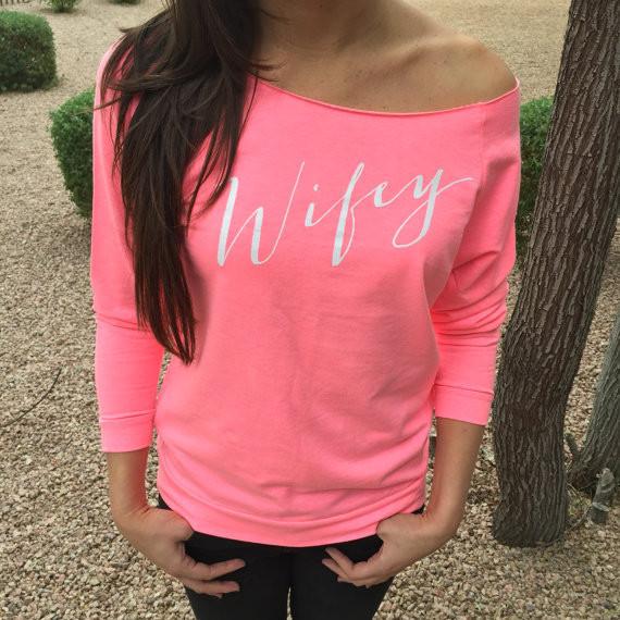 Letter Print Long Sleeves Scoop T-shirt - Meet Yours Fashion - 4