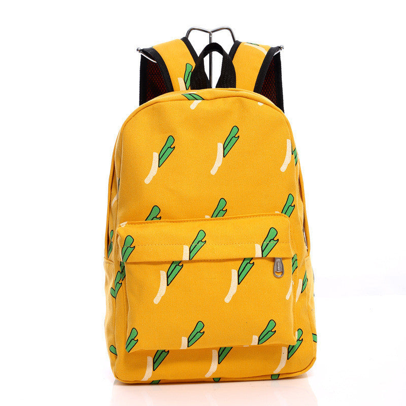 Lovely Korean Canvas Casual Backpack Bag - Meet Yours Fashion - 4