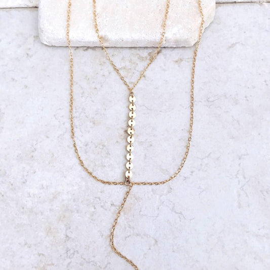 Fashion Lasso Y Gold Necklace