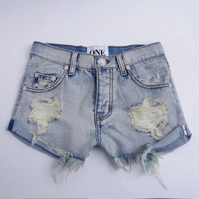 Hot Hole Ripped Tassel Rough Edges Shorts - Meet Yours Fashion - 9