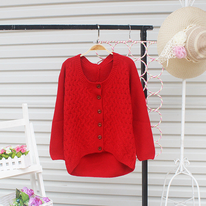 Cardigan Pure Color Elbow Patch Knit Sweater - Meet Yours Fashion - 4