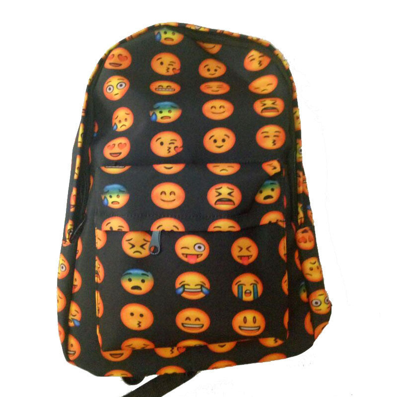 Unique Expression Print Backpack School Travel Bag - Meet Yours Fashion - 2