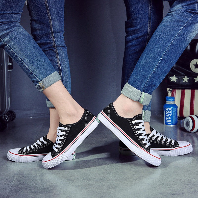 Classic Candy Color Canvas Lovers Sneakers Shoes
