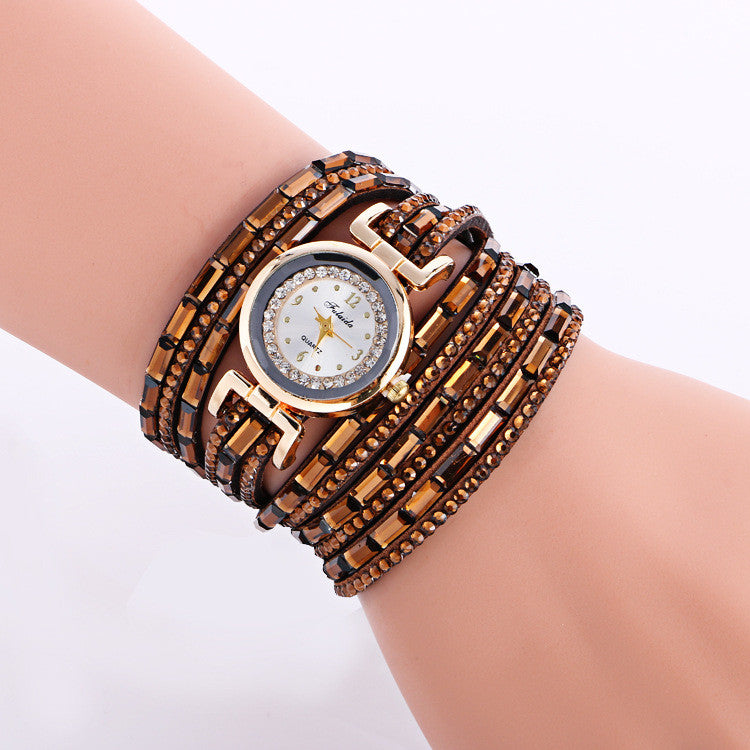 Korean Style Crystal Lady's Watch