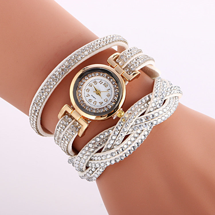Beautiful Crystal Strap Wrist Watch