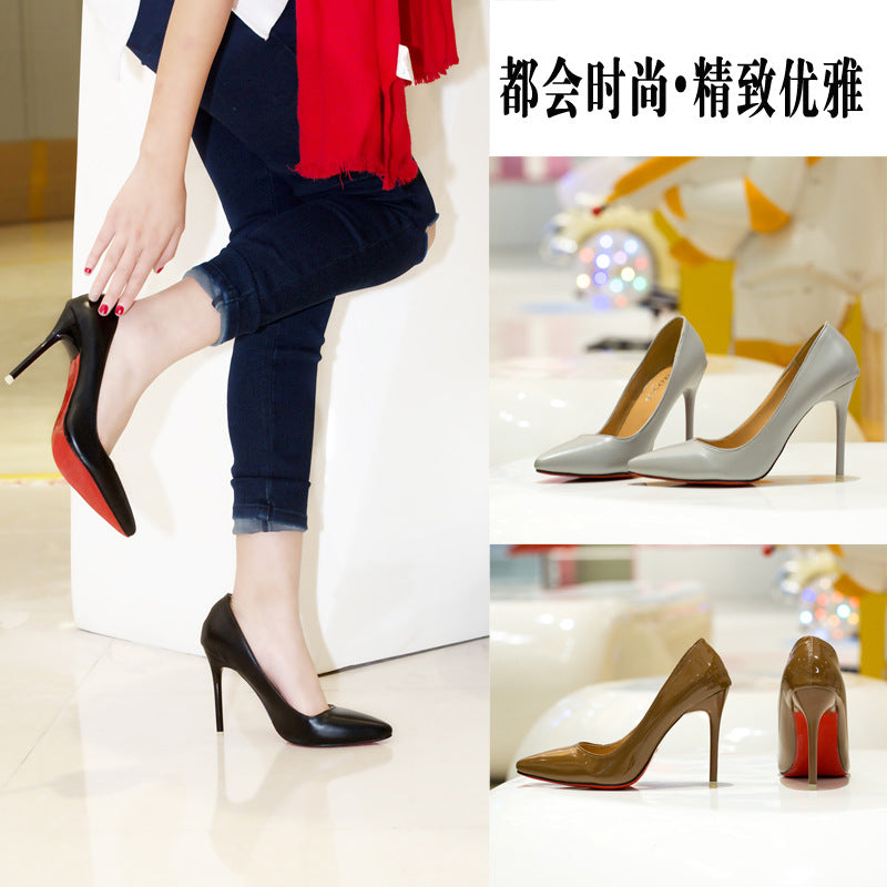 Low Cut Pointed Toe Stiletto High Heels Party Shoes