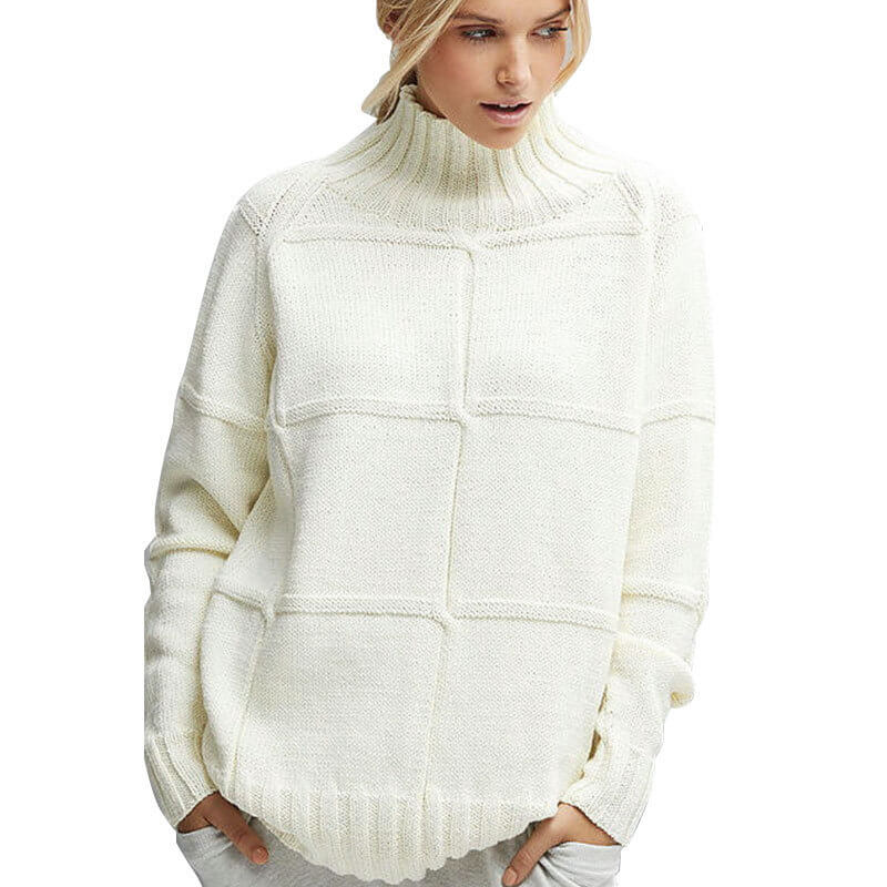 Loose Turtleneck Soild Winter Sweater