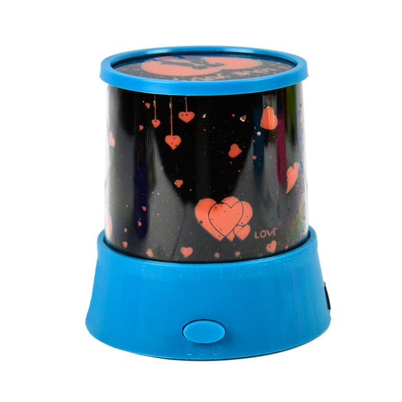 New Romantic Amazing Star Lover II Color Changing LED Flash Projector Projection Night Light Lamp