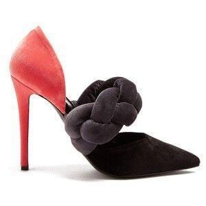 Point Toe Suede Leather Stiletto Heel Pumps