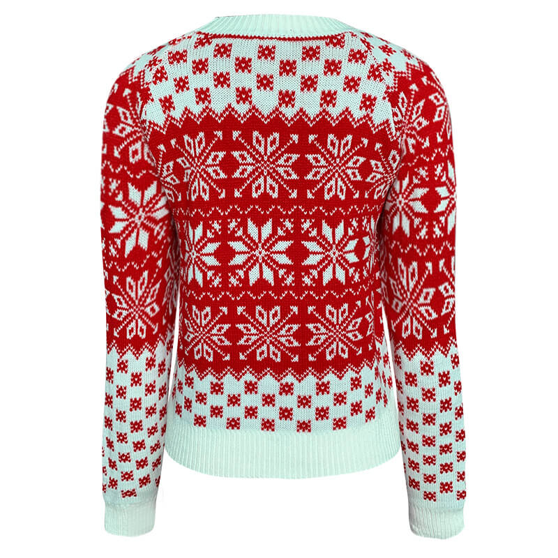 Snowflakes Pattern Christmas Ugly Sweater