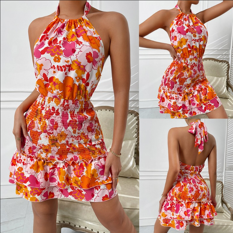 Bohemian Beachy Resort Style Summer Dress