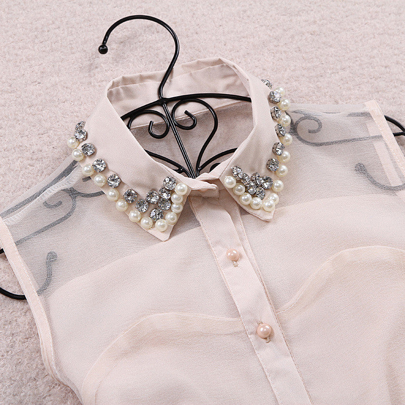 Fashion Beadings A-line Short Bowknot Belt Dress - MeetYoursFashion - 6