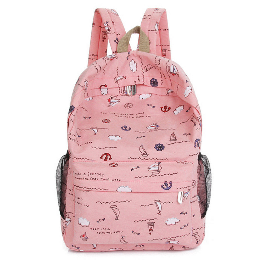 Boys Girls School Large Backpack Zipper Unisex Travel Rucksack Shoulder Laptop Bag New Style Fashion