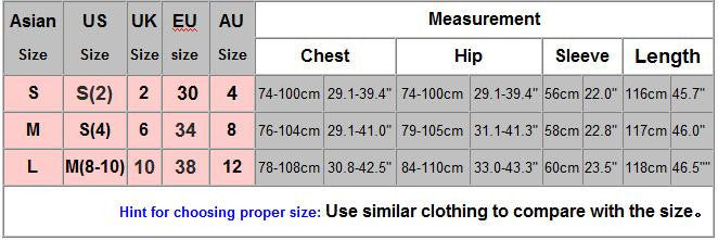 V-neck Long Sleeves Split Over-knee Length Dress - MeetYoursFashion - 2
