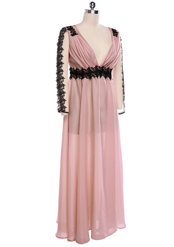 Sexy Long Lace/Chiffon Evening Formal Party - MeetYoursFashion - 3