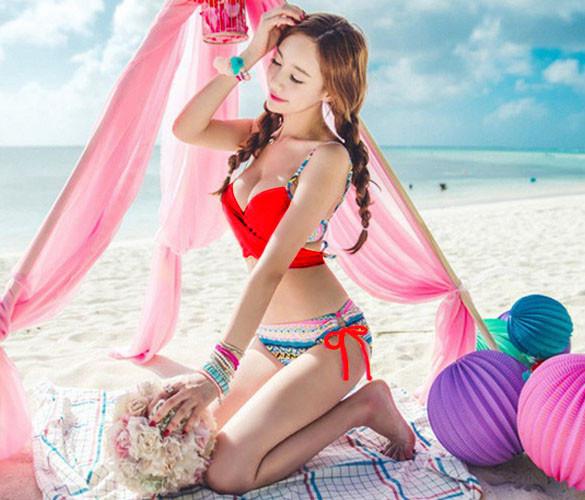 Women's Strap Floral Bikinis Set - MeetYoursFashion - 6