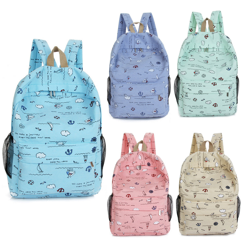 Boys Girls School Large Backpack Zipper Unisex Travel Rucksack Shoulder Laptop Bag New Style Fashion