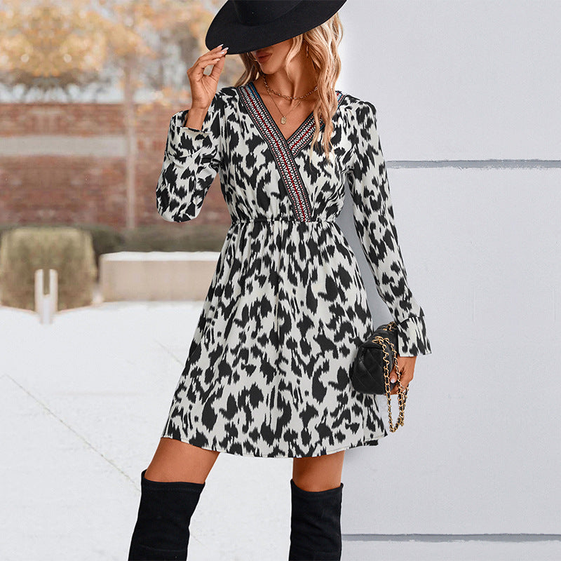 Leopard Print Dress | American Style Dress | Maxi Dress