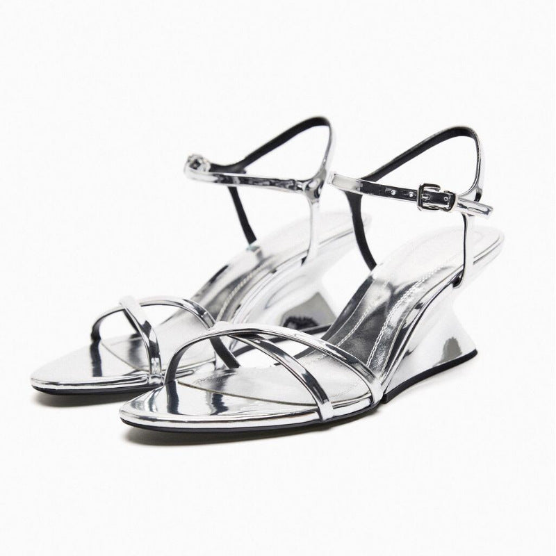 Silver Slope and French Chic Versatile Fashion Sandals