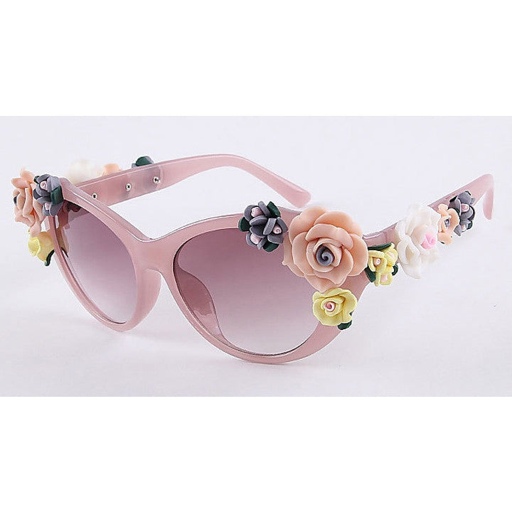 2016 Vintage Shades Women Designer Rose Flowers Sunglasses - MeetYoursFashion - 5