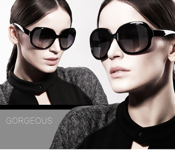 Women's Retro Vintage Shades Oversized Designer Sunglasses - MeetYoursFashion - 2