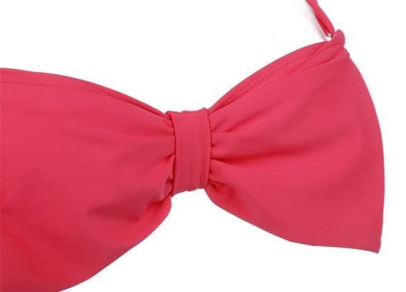 Retro Pin Up High Waisted Bow Bikini - MeetYoursFashion - 5