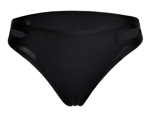 Pad Cross Bandage Low Waist Hollow Out Bikini Swimwear - MeetYoursFashion - 6