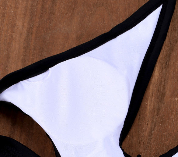 V-neck Backless Hollow Out Bandage Beach Monokini Swimwear - MeetYoursFashion - 8