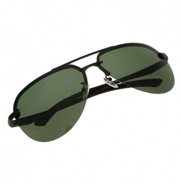  Men Polarized Metal Frame Round Casual Outdoor Sunglasses