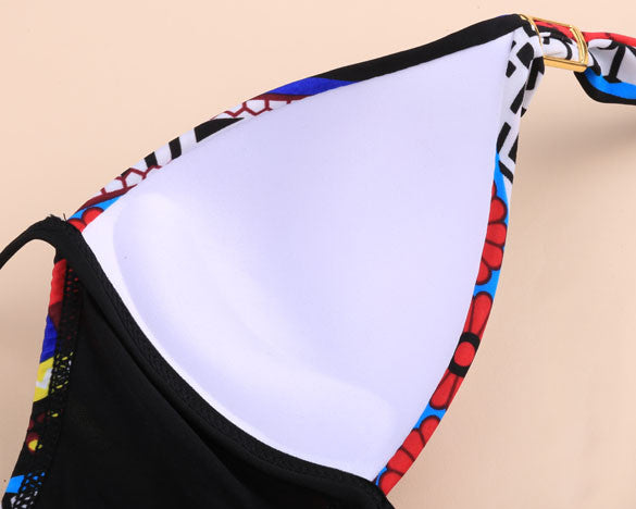 One Piece Bohemia Padded Bandage Backless Bikini Swimwear - MeetYoursFashion - 8