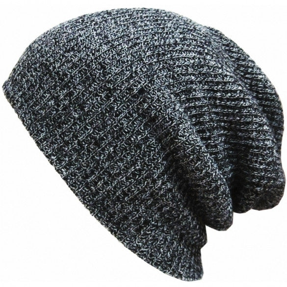 New Fashion Wool Blend Knit Unisex Men Women Beanie Oversize Spring Fall Winter Hat Ski Cap