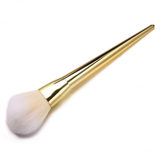 Pro Metal Techniques Brush Facial Blush Foundation Cosmetic Makeup Brush Tool