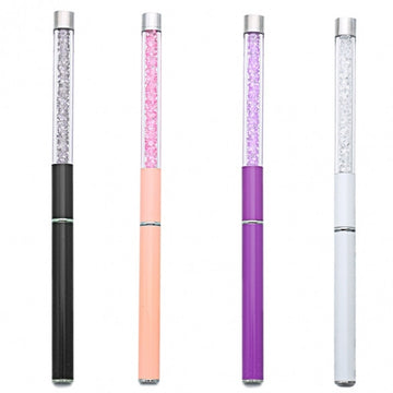 1PC Nail Care Tools Crystal Gel Pen Brush Handle Nail Art Pen 4 Colors