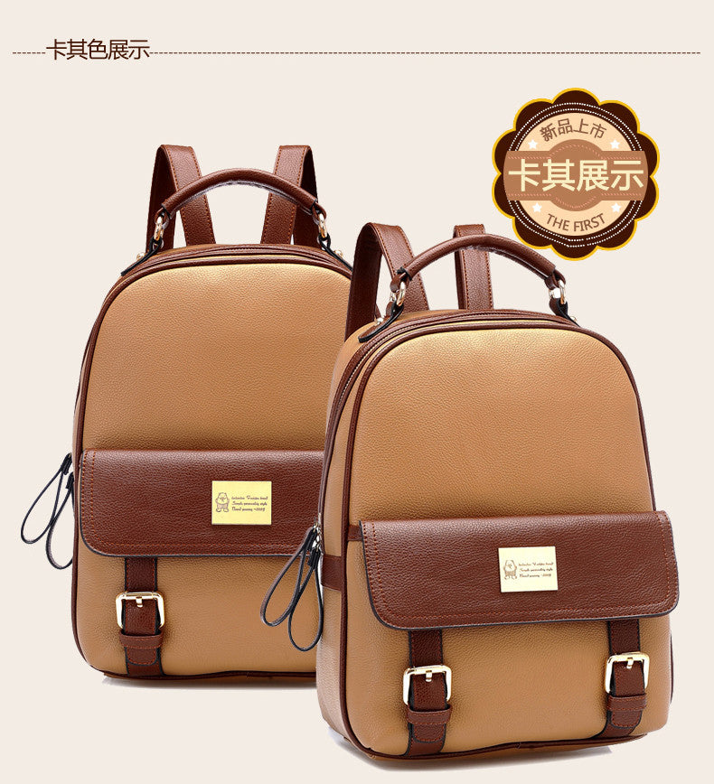 Girls PU School Travel Backpack Bag - MeetYoursFashion - 5