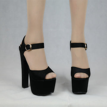 Ankel Strap Open-toe Platform Super High Heel Sandals