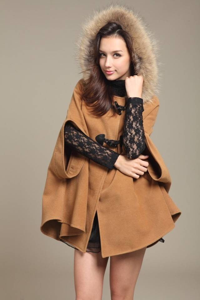 Faux Fur Hooded Sleeveless Cope Loose Short Coat - Meet Yours Fashion - 5